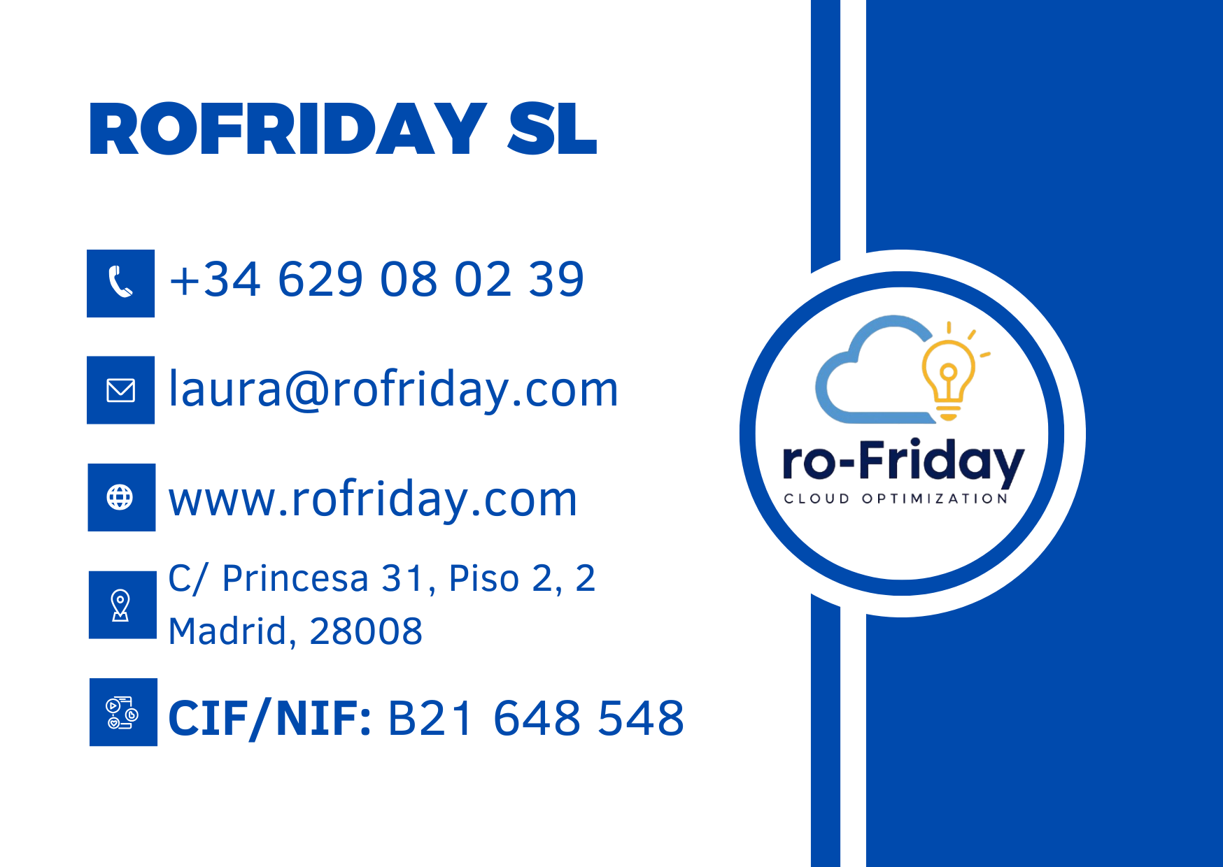 ROFRIDAY SL